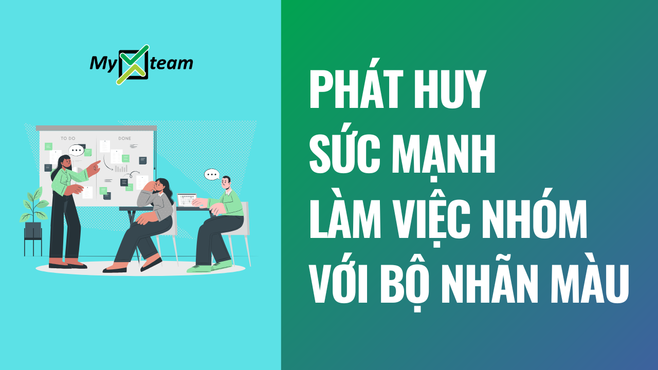 Bộ nhãn màu công việc