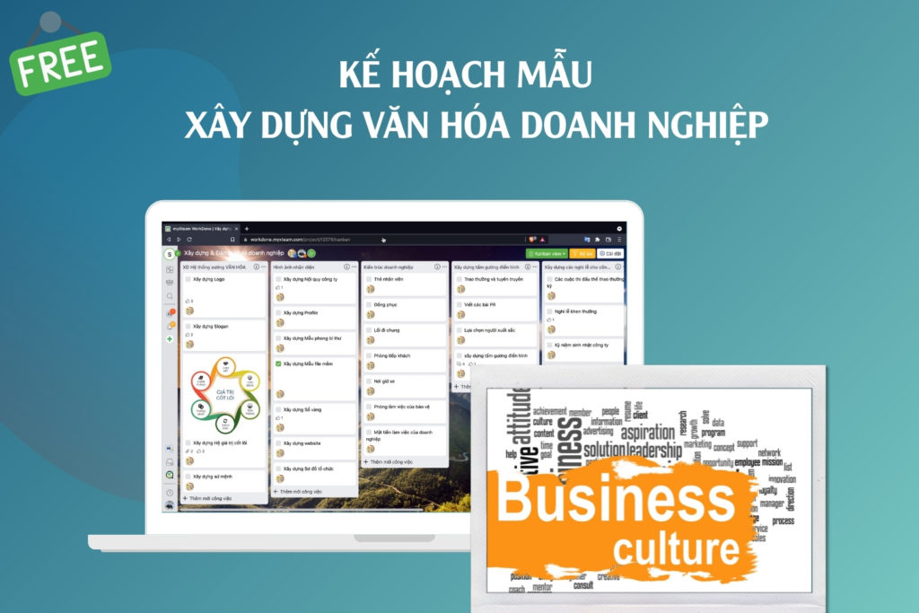 Mẫu xây dựng văn hóa doanh nghiệp