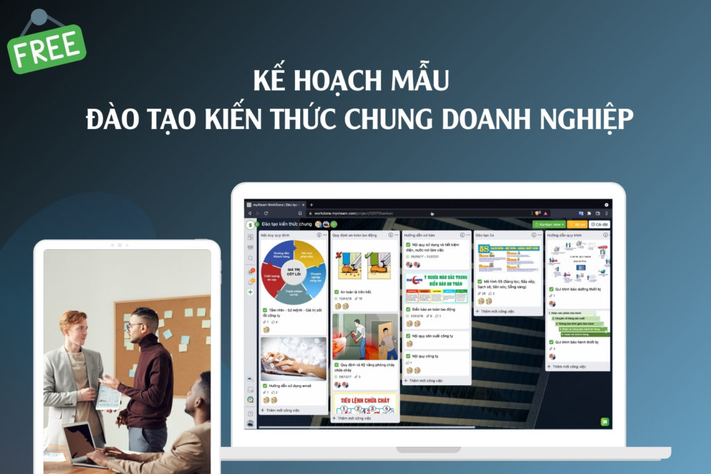 Kế hoạch đào tạo kiến thức chung doanh nghiệp